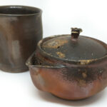 Bizen-yaki Houhin und Yunomi von Fumiharo Kino
