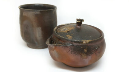 Bizen-yaki Houhin und Yunomi von Fumiharo Kino