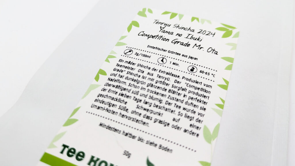 Shuppin Sencha Shincha 2024 Tenryu Ota Yama No Ibuki